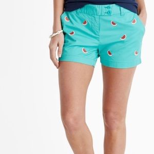 Vineyard Vines watermelon embroidered shorts